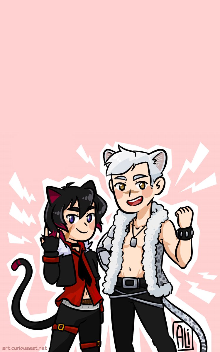 and last batch for today!show by rock  #sheith  lil keefs from andy's goth/cheerleader keith au! #vld