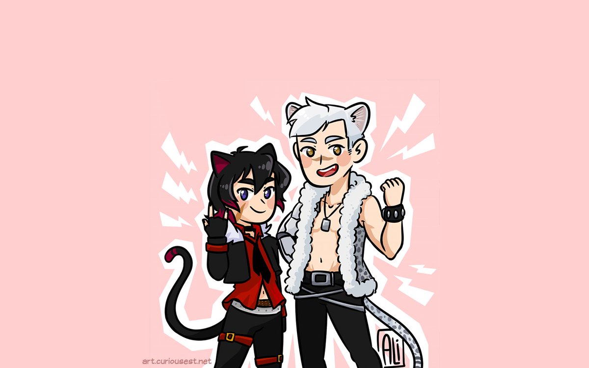 and last batch for today!show by rock  #sheith  lil keefs from andy's goth/cheerleader keith au! #vld
