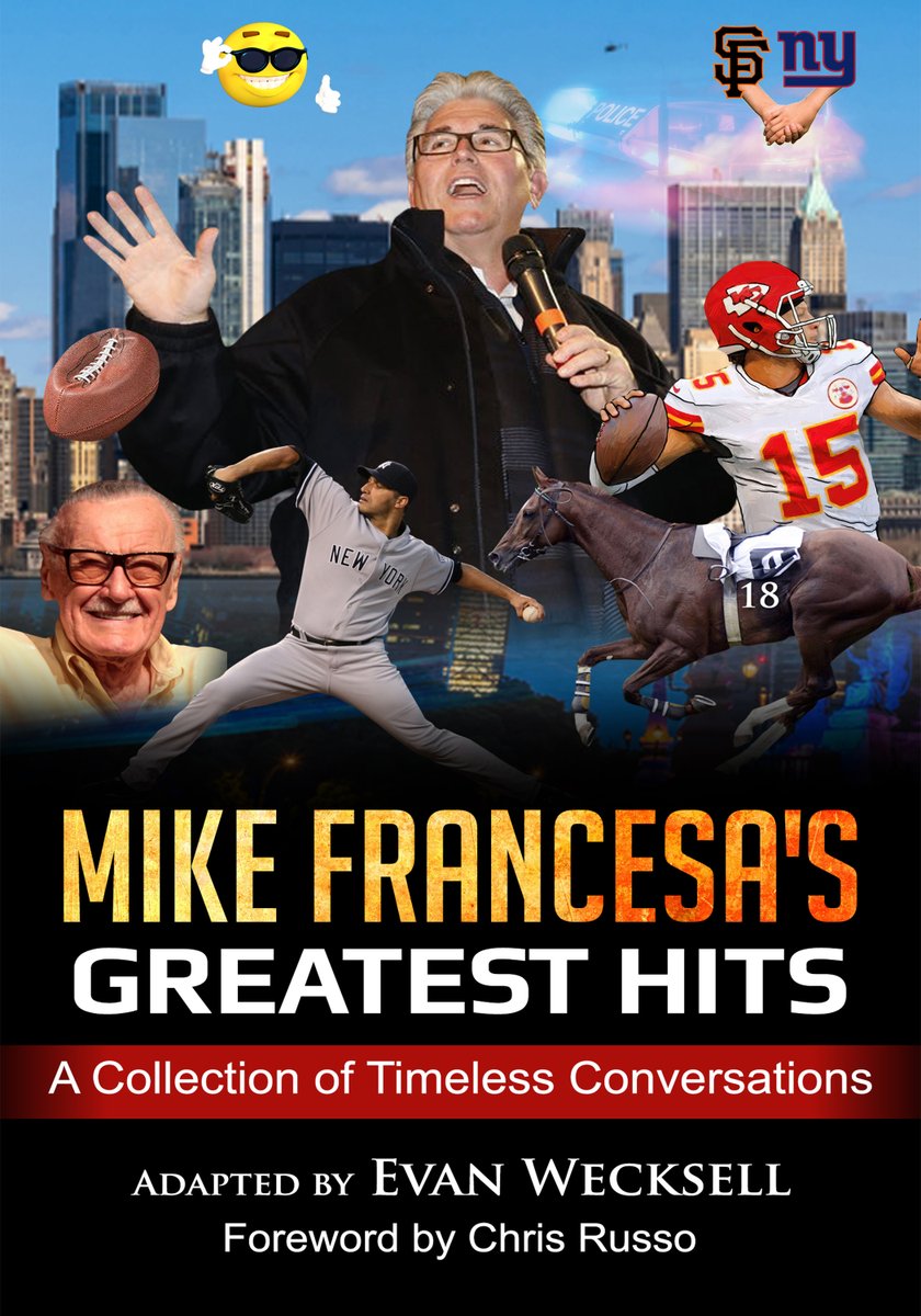 MIKE FRANCESA'S GREATEST HITS
The calls we love are now the scripted scenes they deserve to be. amzn.to/2N4N9Mk
--> Foreword by Chris Russo @wrestlerusso
--> Closing Remarks by a perturbed @KellMeyersfield
So good the NY @Giants & @SFGiants might get together. #bookzaun
