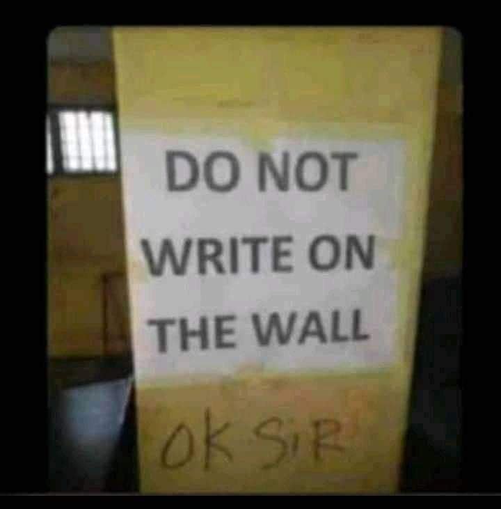 JaciSmit's tweet photo. Nigerians disobey every notice except "Beware of Dogs". https://t.co/HKTQwTjflM