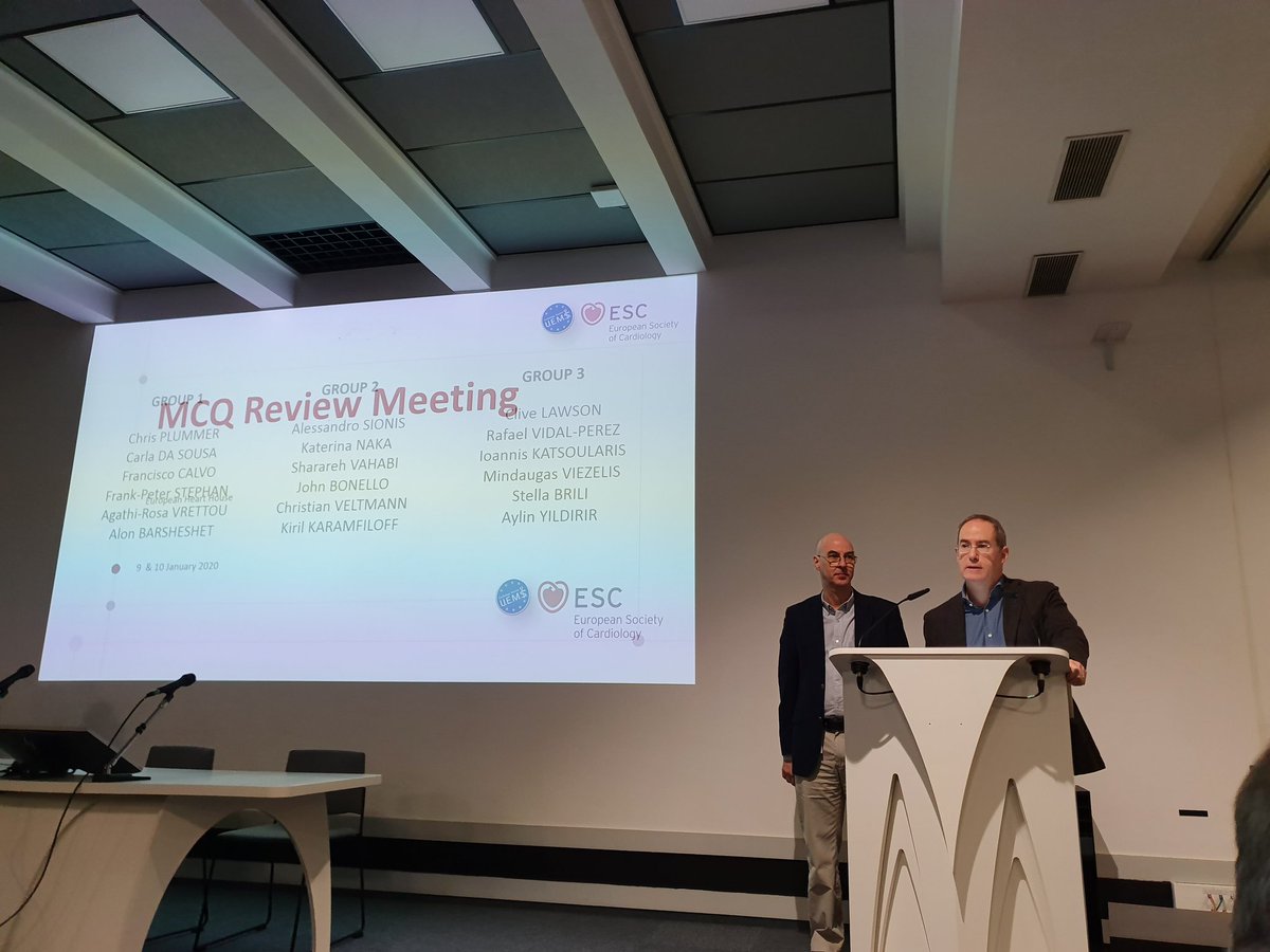 rafavidalperez's tweet photo. One of the first @escardio meetings of the year - MCQ review meeting, one of the main steps for the European Exam of General Cardiology #EEGC - Tuesday 16 June 2020 https://t.co/sEcY00Bfmq