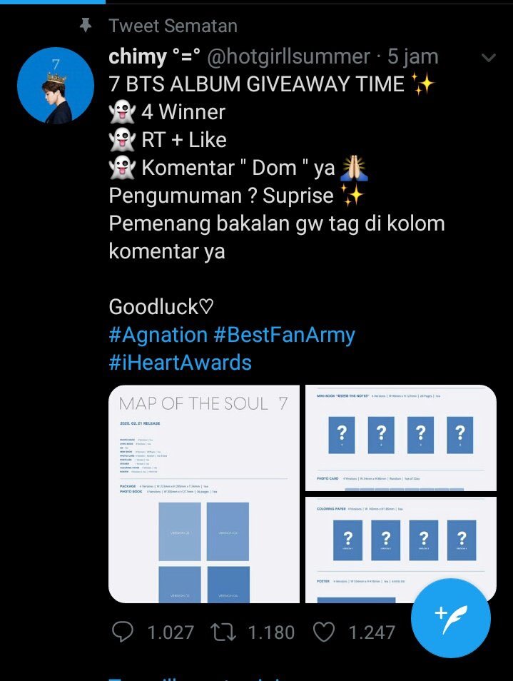 almosthv's tweet photo. Serius deh my!!! KALIAN HARUS HATI HATI SAMA GA ALBUM KY GINI, HARUS CERMAT BACA HASHTAG!!! Busuk bgt kan, pake ava jimmin loh dia @BTS_twt #BTSARMY #BestFanArmy #iHeartAwards 😡😡😡 https://t.co/qZphTW5rOi