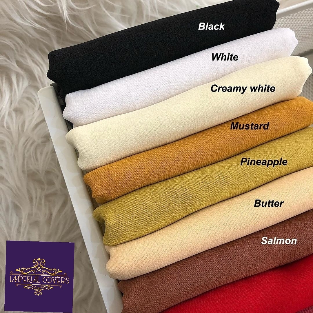 ImperialCovers's tweet photo. No more boring colors.
Our premium quality chiffon Scarfs got you covered.
N1500 only.
#imperial_covers #coveredinstyle
https://t.co/qJVQt8AEAa https://t.co/dP65Ij0Gjj
