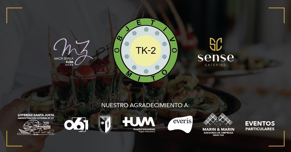 061EPES's tweet photo. Sense Catering y Hotel Macià Sevilla Kubb @Macia_hoteles agradecemos su confianza, han hecho posible la donación de 2 euros por cada menú de #Navidad destinados a la investigación de la miopatía mitocondrial por déficit de TK-2
#Andalucia #ObjetivoTK2 https://t.co/KTqQ0TSh14
