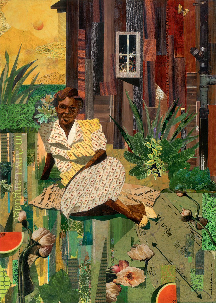 #WOMENSART (@womensart1) on Twitter photo 2020-01-09 07:25:39 Ekua Holmes, contemporary US artist known for her mixed media collages often evoking her childhood in Roxburys Washington Park neighbourhood in Boston, MA #womensart Ekua Holmes, contemporary US artist known for her mixed media collages often evoking her childhood in Roxburys Washington Park neighbourhood in Boston, MA #womensart