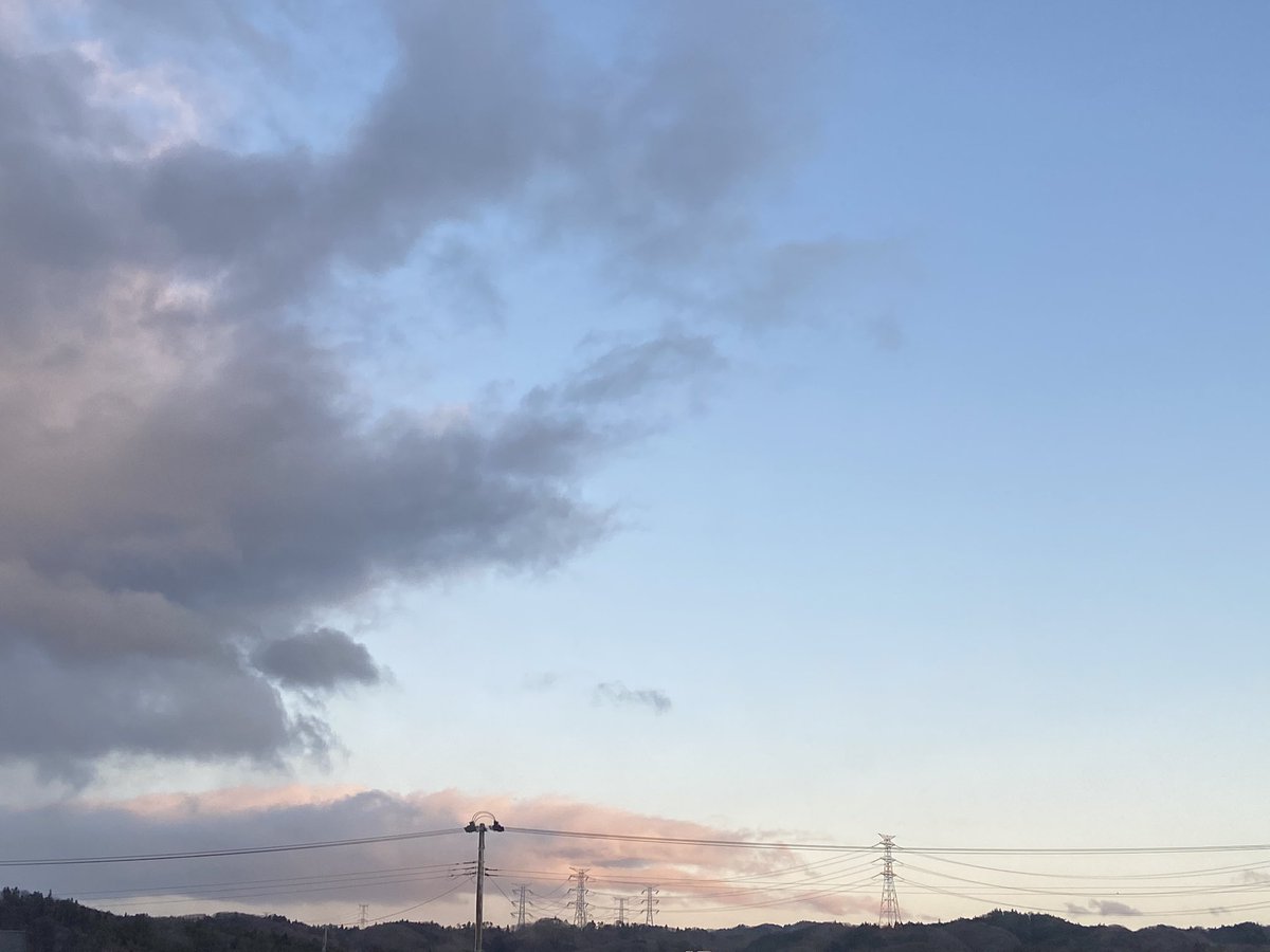 1月の空