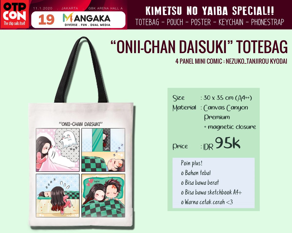 cae_yuki's tweet photo. #otpcon special Kimetsu no Yaiba!
Mampir yaa klo dateng 😘💕 https://t.co/Ur54OE9krS