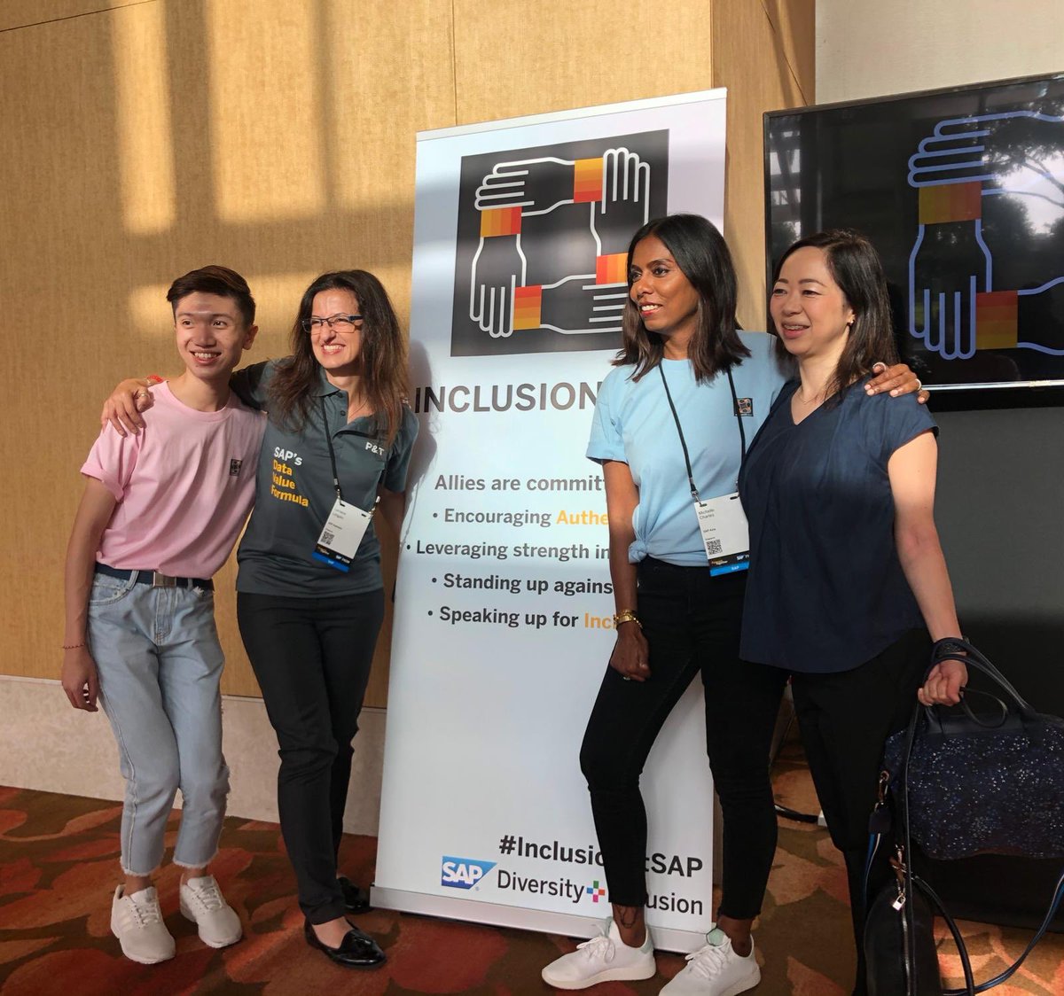 i_am_mcharles's tweet photo. Inclusion Ally powered by Gnowbe is Live at #FKOM2020 in APJ - we are creating a place of belonging for everyone at SAP! We have over 380 new allies registered at FKOM !#InclusionatSAP @LifeatSAP @SAP_APJ @rachel_barger9 @ScottRussell99 @brianpaulduffy @judithmwilliams https://t.co/4R1DS7wQpi