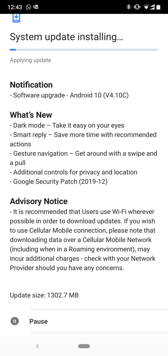 😄  Yay!!!  Finally got the update to #AndroidQ on my #Nokia 6.1 .

🙏 Thank you #Google

#AndroidDev #Android