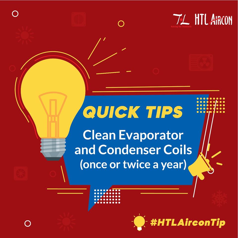 HTL_Aircon's tweet photo. The U.S. Department of Energy says that “a dirty condenser coil can increase energy consumption by 30%.
#HTLAircon #HVAC #Tip #HTLAirconTip #CondenserCoils https://t.co/mMHosWtuig