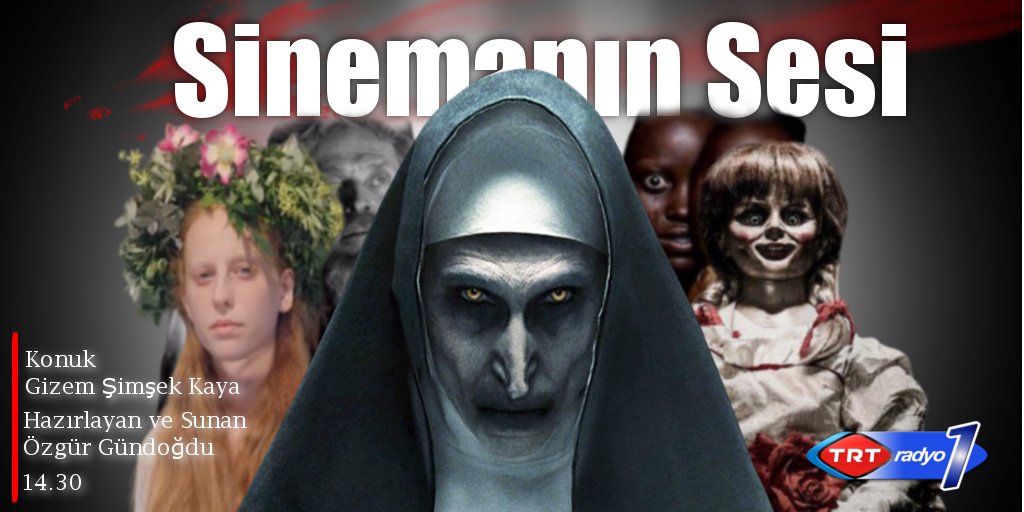 2019'un öne çıkan korku ve gerilim filmlerini konuşmak için sizleri bekliyoruz. <a href="/gizsimsek/">Gizem Şimşek Kaya</a> ile 14.30'da  <a href="/TRTRadyo1/">TRT Radyo 1</a> deyiz.
Merak ettikleriniz ya da sorularınız varsa buradan ulaşabilirsiniz. Yayında görüşmek üzere. 
#sinema #film <a href="/AzizmSanat/">Azizm Sanat Örgütü</a>  <a href="/alacakaranlikd/">Alacakaranlık Dergi</a> <a href="/KaranlikSinema/">Karanlık Sinema</a> 👇👇