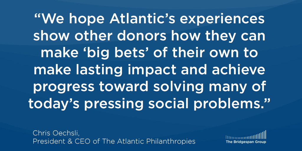 .@atlantic made its final philanthropic commitments at the end of 2016, and will close its doors in 2020. What they learned about #BigBetPhilanthropy and giving while living bspan.org/33KDaly
