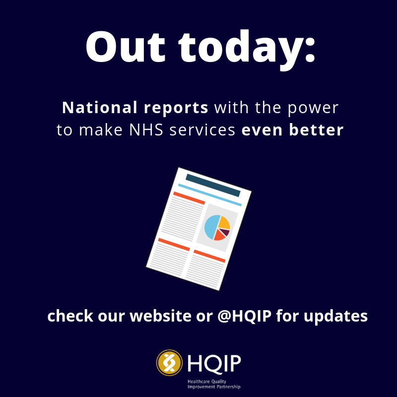 HQIP's tweet photo. We've published nine national clinical audit reports today, covering bowel cancer, lung cancer, prostate cancer, anxiety and depression, stroke services and fracture liaison services. All available to download on our website https://t.co/ReTuowqn6j https://t.co/wE2K0XWkyw