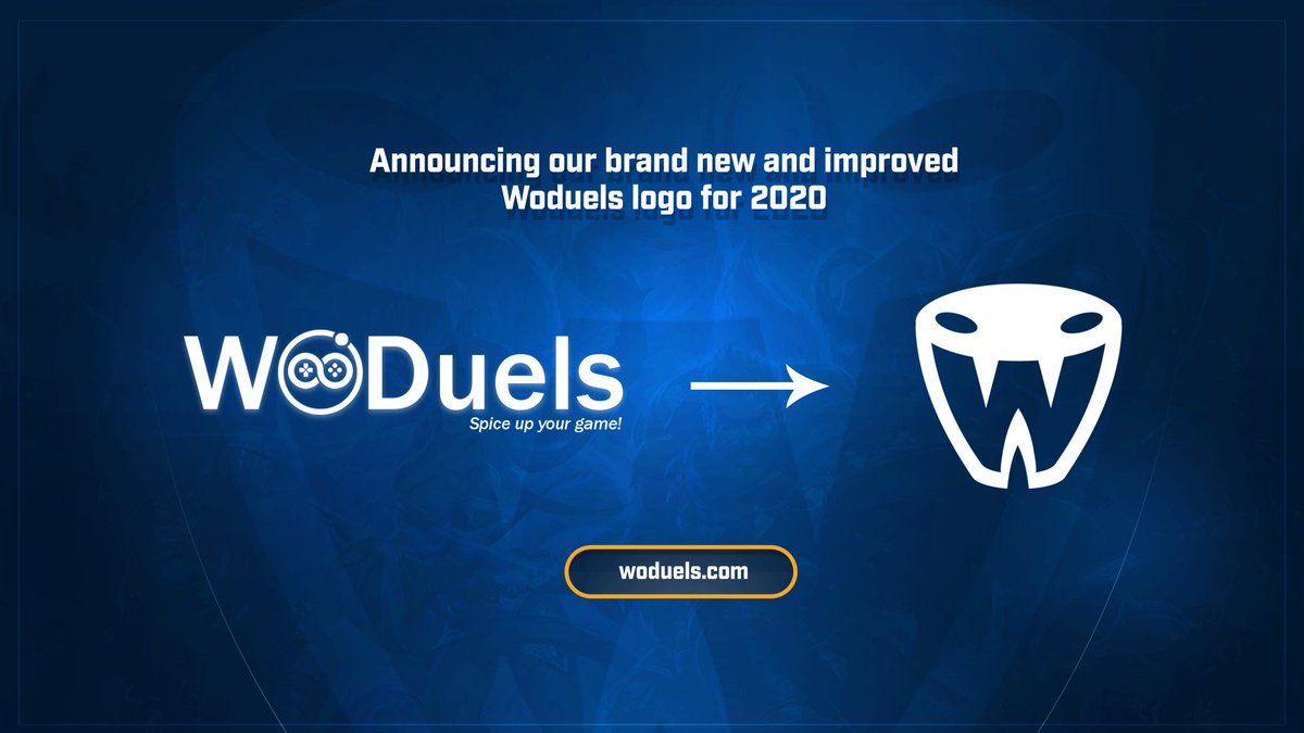 WoDuels ➡️ 2020

We are extremely excited to share with you our brand new look for 2020 and beyond.

We also have some insane news to share with you soon, so make sure you keep an eye on our socials!