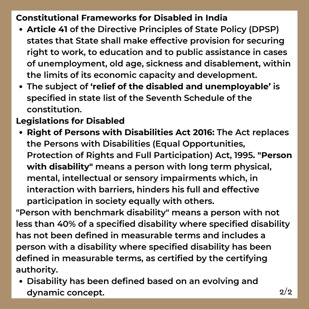 drishtiiaseng's tweet photo. Today's TTP is about Issues Related to Persons with Disability and how disable persons can be helped.
Read More: https://t.co/pPdFTKBdBr
#Disability #UPSCToThePoint #UPSCMains #DrishtiIASEnglish https://t.co/Ex4Ax1xwFH
