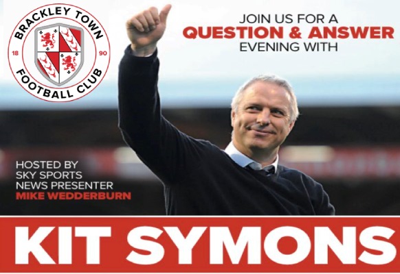 New article: An evening with Kit Symons read more here brackleytownfc.com/club/news-gene…