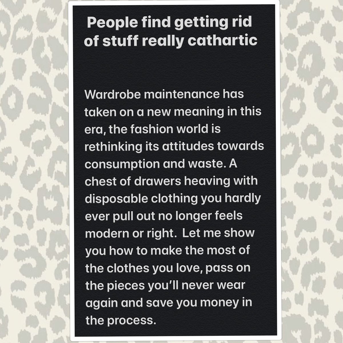 HayRichardson's tweet photo. Wardrobes need a clean and edit every few years, if you’ve never tried it, you’ll never know the joy of a perfect working wardrobe
#PersonalShopper #WardrobeEditor #ImageConsultant https://t.co/GACAqizD8y