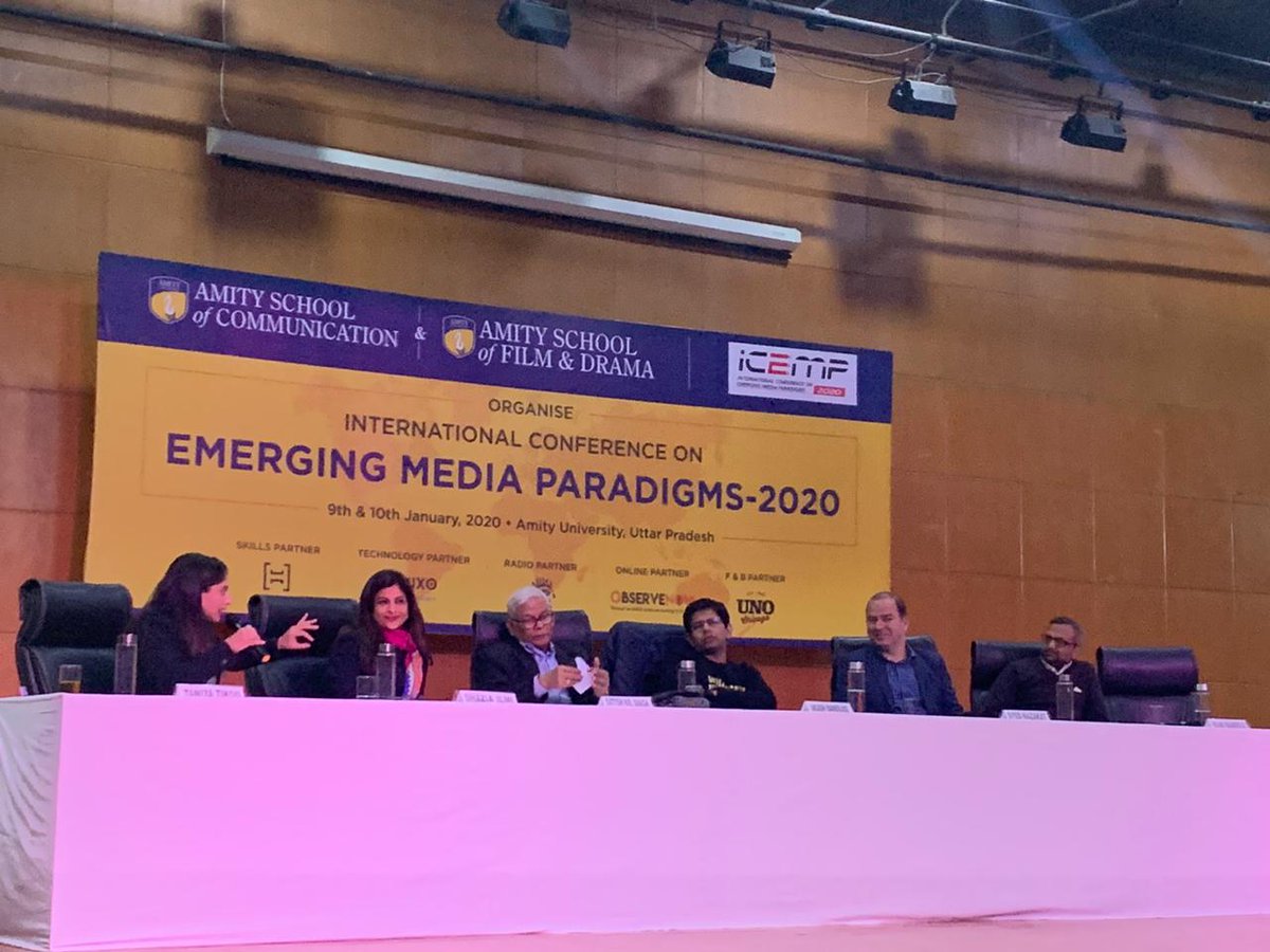 Mr. <a href="/SyedNazakat/">Syed Nazakat</a>, CEO, DataLEADS spoke about how investigative journalism has evolved and shared valuable digital tools available today at the International Conference on Emerging Media Paradigms - 2020 at #AmityUniversity, Noida.

#AskASCO #ICEMP2020 <a href="/ICEMP_Amity/">ICEMP.Amity</a>