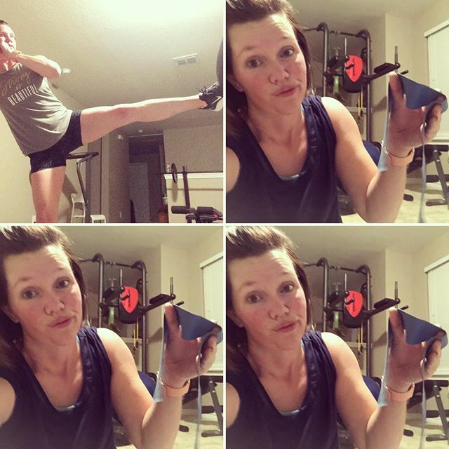 bfitsisters's tweet photo. Day 8/9 of 365:

Yesterday was kickboxing day, with a lot of sneaky cardio 😜. Can’t say that I really enjoyed it, especially the 1-leg burpees! Although it was nice to challenge myself by performing exercises I wouldn’t normally. My legs were definitely feeling it today.

So… https://t.co/dDGmGoAF4E
