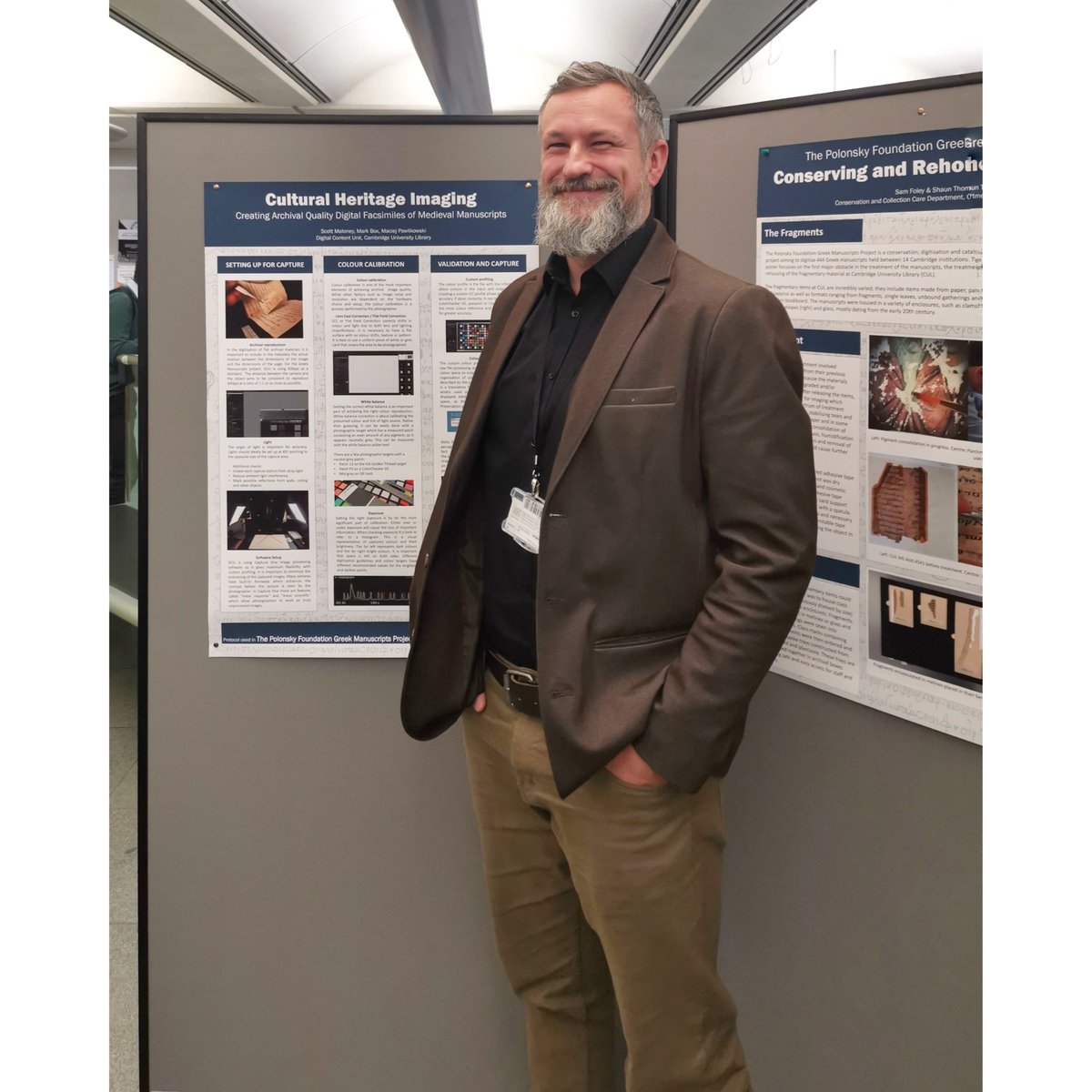 #CamLibs2020 poster talks on Cultural Heritage Imaging, Conserving and Cataloguing.