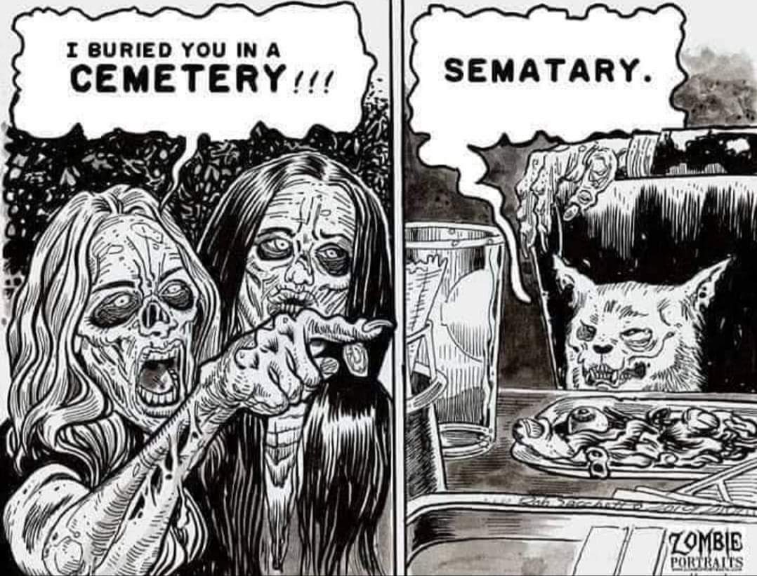 Sorry... Not sorry! 😂

#horror #petsematary #stephenking #horrormemes