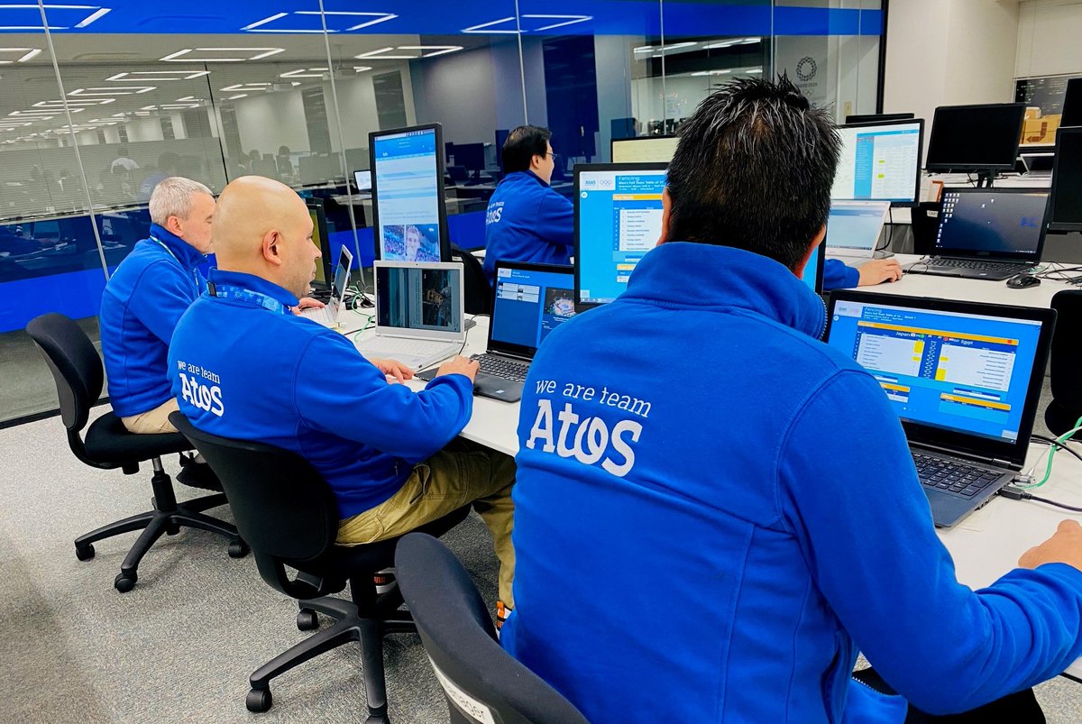 laurajanefau's tweet photo. #200DaysToGo until #Tokyo2020 🔛 Live action from the Technology Operations Center (TOC) as the #Atosteam is working to ensure that critical IT applications of the #OlympicGames are ready for July 24 👍 #WorldwideITPartner since 2001 https://t.co/04T2H6MmLA https://t.co/CvEwfkcVC0