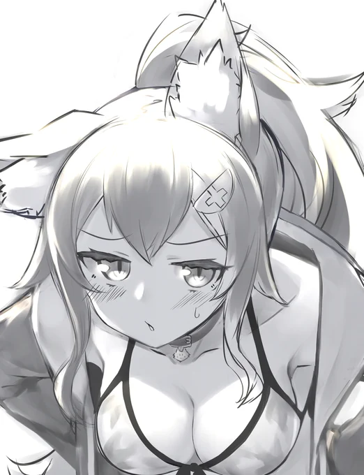 いろんな表情描くの楽しい(めっちゃラフ 