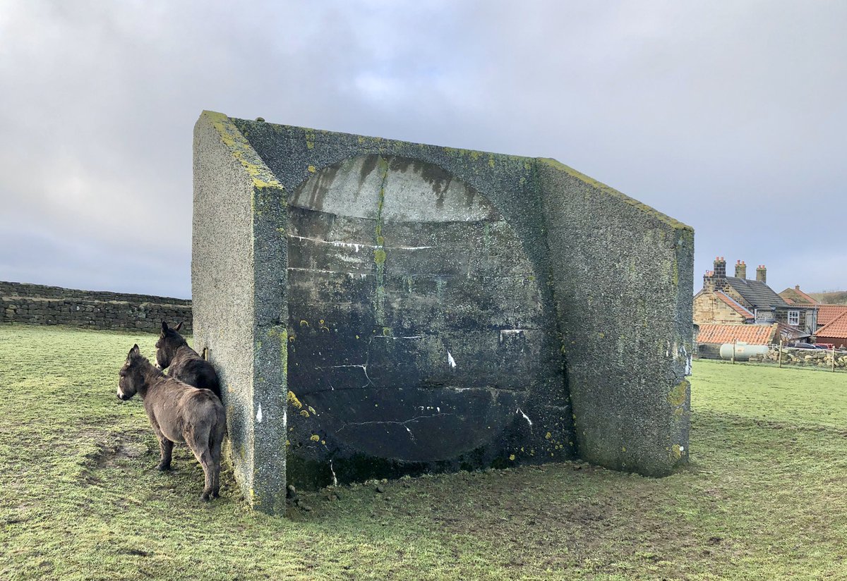 QuintinLake's tweet photo. Boulby sound mirror https://t.co/Iu44hztpvw
