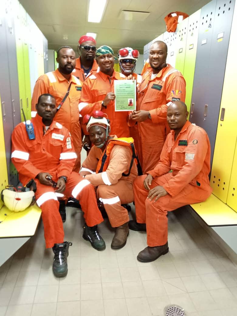 SellafieldE's tweet photo. Congratulations to one of our team members onboard EGINA who just won the man of the month award.

We are proud of our EGINA team for having achieved this laudable feat as this would not have been possible without the support of the entire team.

#sellafieldenergy #egina https://t.co/2lxrbtYvv5