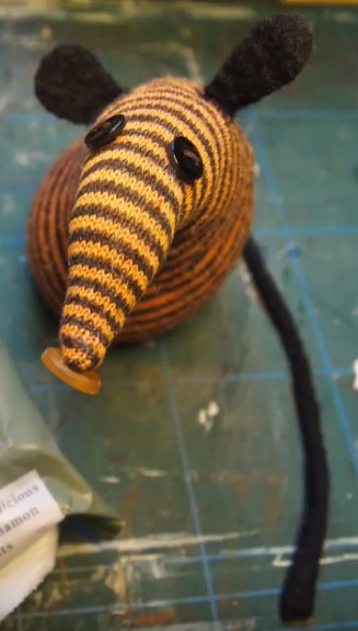 Very talented <a href="/SueArcher6/">Sue Archer</a>, with <a href="/Ratvaark/">Ratvaark</a>, has completed a remarkable feat!
The first ever mousevaark, created by Danielle Lowy in 2011, moved to a new home in 2012. He resurfaced recently somewhat aged and post encounter with a dog.
I'll post the actual video of the repair next!