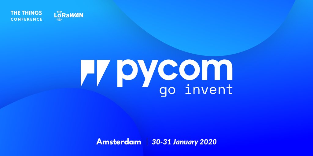 SGWirelessIoT's tweet image. Come and meet #Pycom at the world’s largest #LoRaWAN conference in Amsterdam, on January 30-31 2020! We'll be part of more than 2000 leaders in #IoT! Don't miss out on the #LoRaWAN event of the year! @thethingsntwrk 
Register now - ​buff.ly/2zRSZt4​ 
 #TheThingsConference