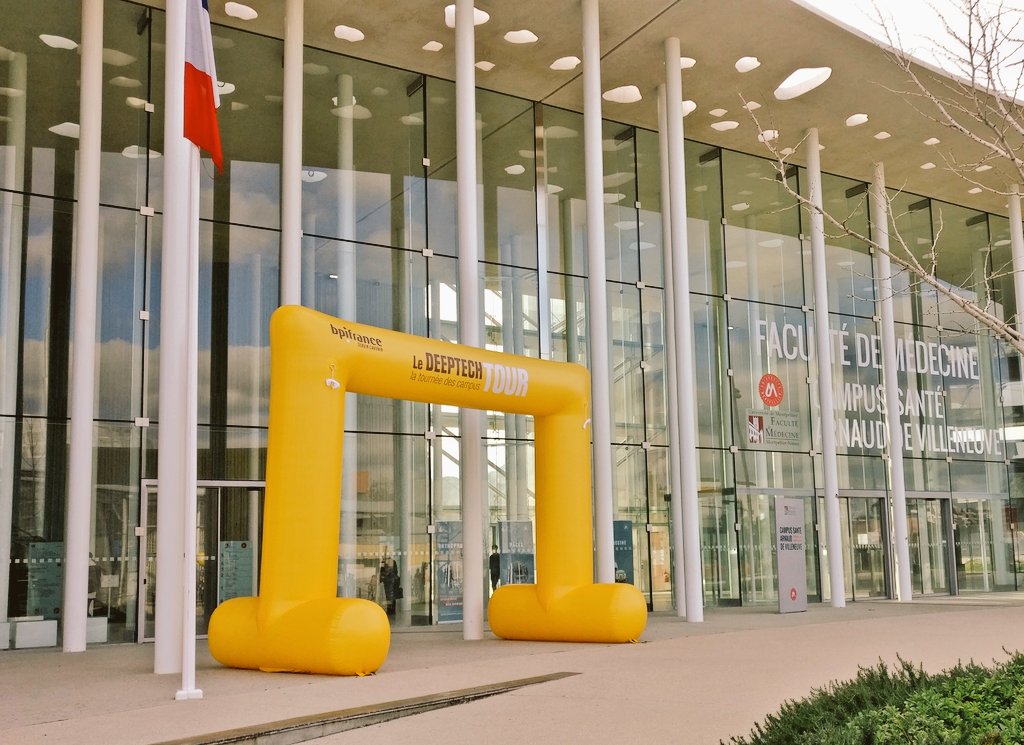 C'est parti pour le #DeepTechTour à la faculté de médecine de Montpellier par <a href="/Bpifrance/">Bpifrance</a>