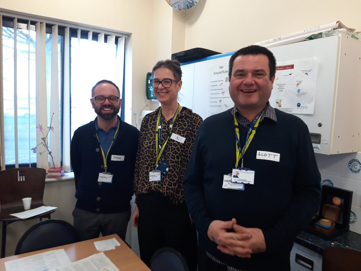 RecoveryAcDerby's tweet photo. Had a fab first course day yesterday with #peersupportworkers from @NottsHealthcare teaching Introduction to Peer Support @cygnethealth 
Looking forward to next week https://t.co/KcWtN58VEk