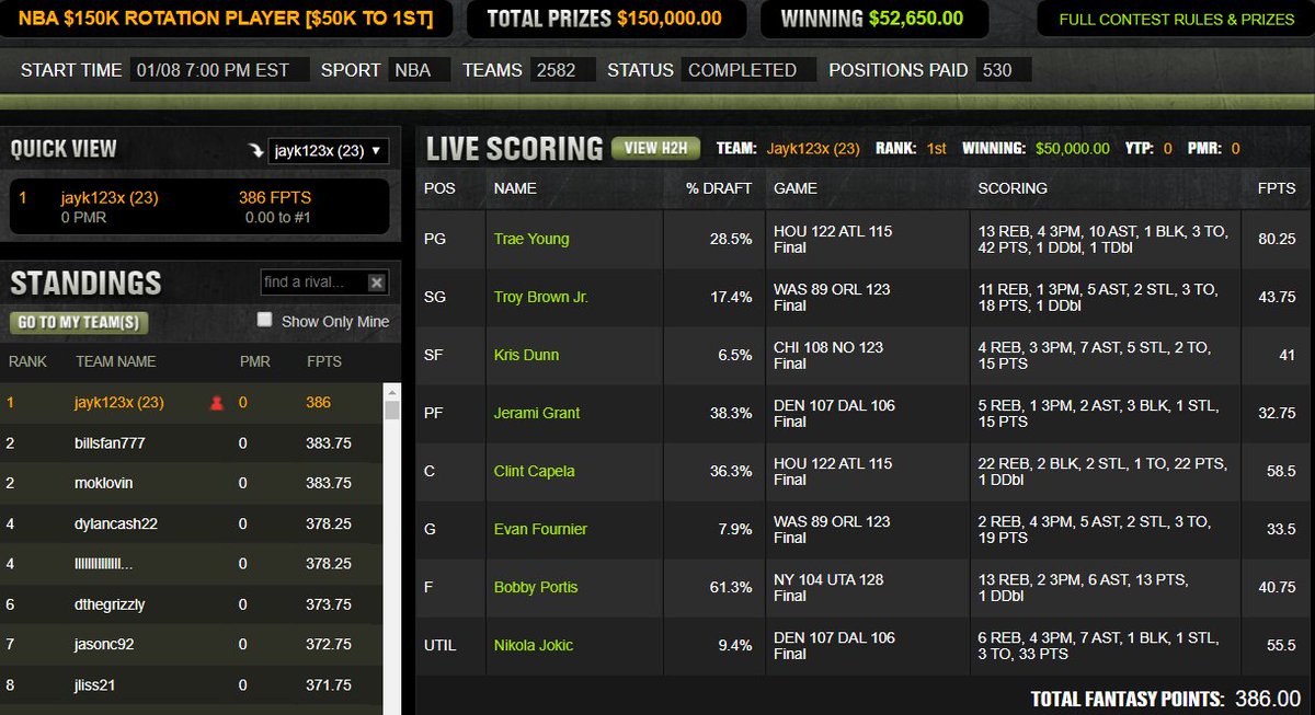 feel a bit sheepish posting this. it's been sad seeing all the negativity towards DFS lately. i love the game heaps. shout out to the overwhelming majority of ppl, including the strongest players, that play fairly. all glory be to NFL cat and the dark lord