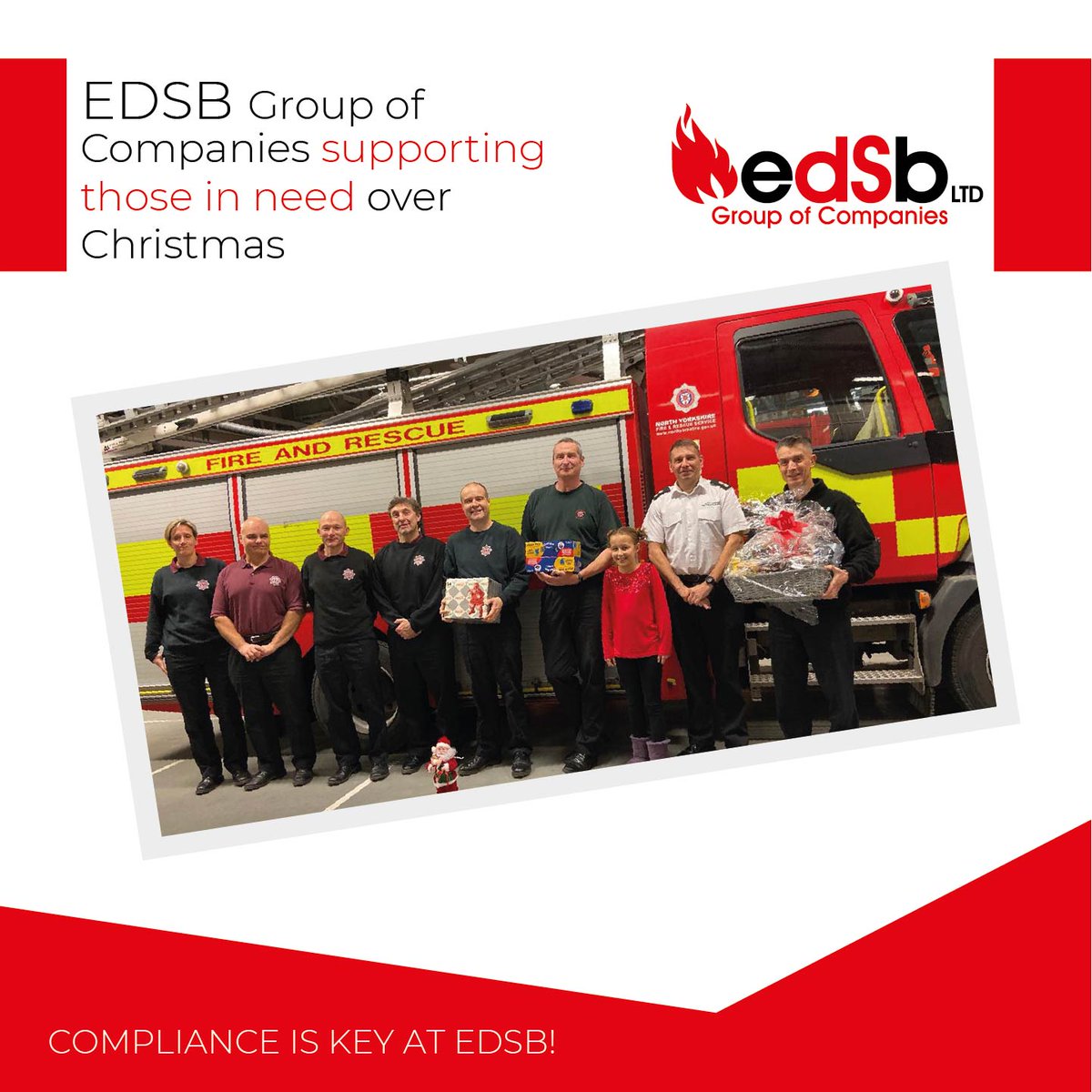 Edsb_Fire's tweet photo. EDSB Group of Companies supporting those in need over Christmas

https://t.co/hHcD3fzYAh https://t.co/AGUNXVg5Ix