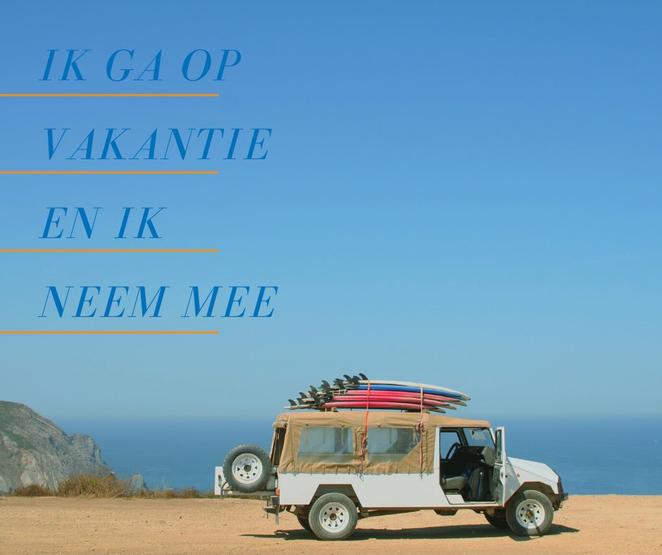 GustocampNL's tweet photo. Wat pak jij altijd als eerste in als jij op vakantie gaat?😃 https://t.co/YD4WjxXxB2