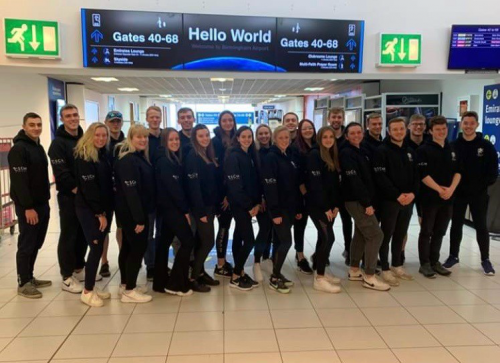 CSCM are proud to have received this picture of <a href="/UoBSwimming/">University of Birmingham Swimming Club ❤️💛💙</a> as they head off to training camp in Spain for a week. 🏊🇪🇸

As a new sponsor, we wish the team well and hope they have a fantastic and productive time! 🙌

PS We hope you won't need those CSCM hoodies in Spain! 😉