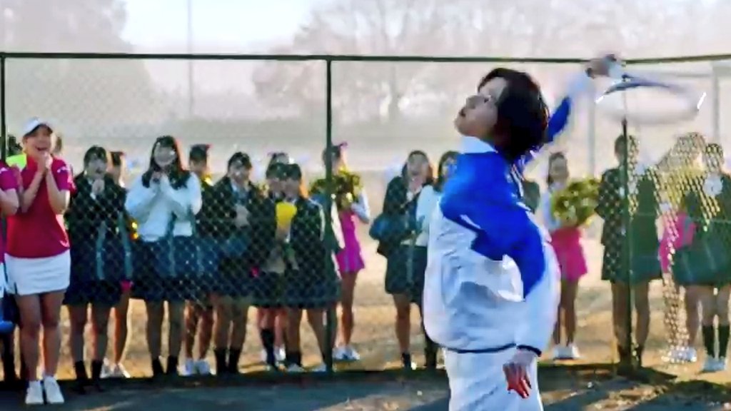 ソフトバンク cm テニス