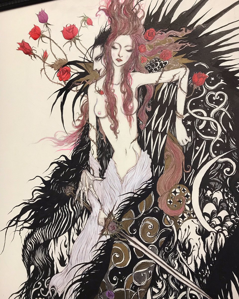 UNDEAD展に展示する絵 DRACULA 1/10~1/31 天野弓彦 個展 「UNDEAD