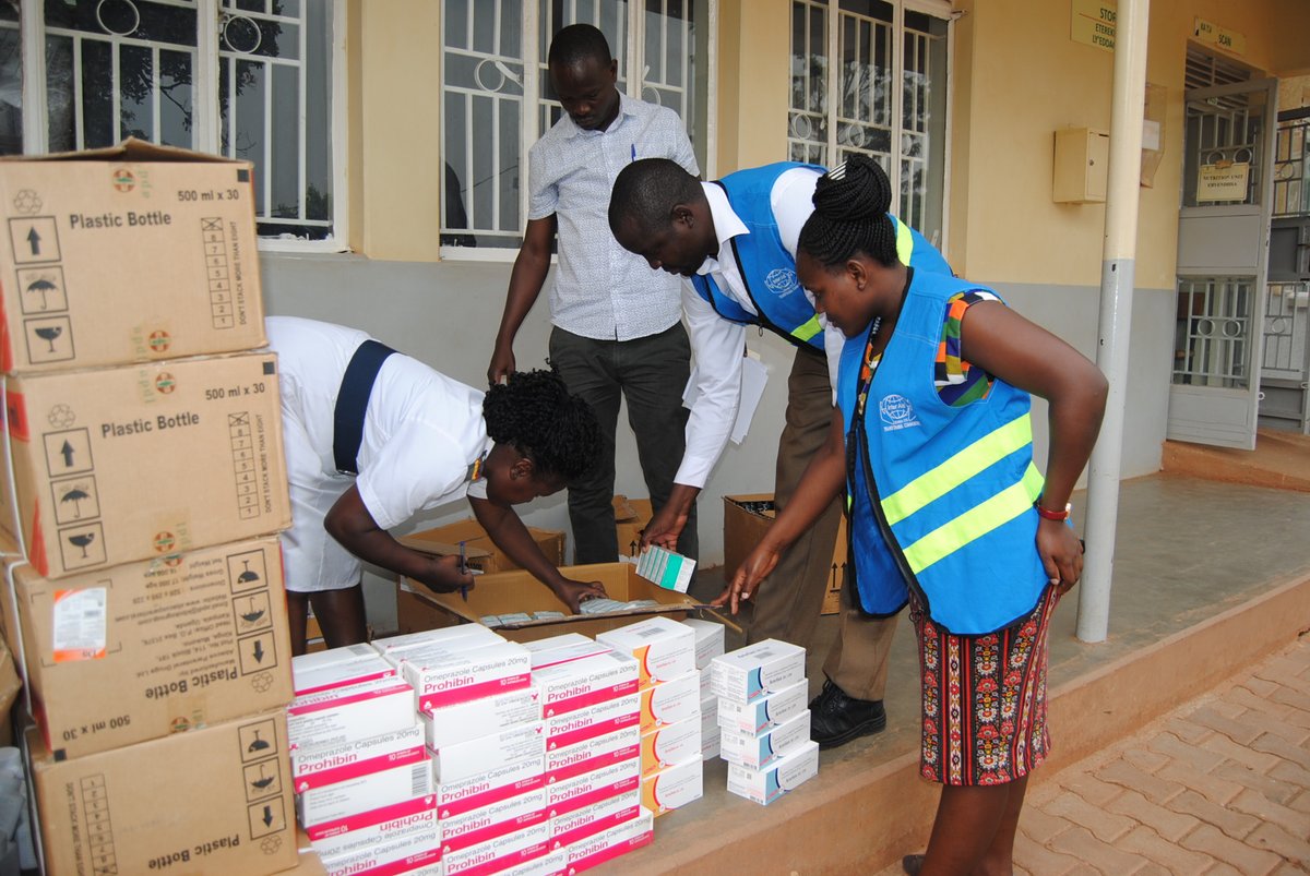InterAidUganda's tweet photo. In conjunction with Kawala Health Center IV, @InterAidUganda is continuing to support both the urban refugees and the host community to improve their health status. @InterAidUganda donated medicines to Kawala Health Center IV to boast access of health care services. https://t.co/SEAtZOPPbe