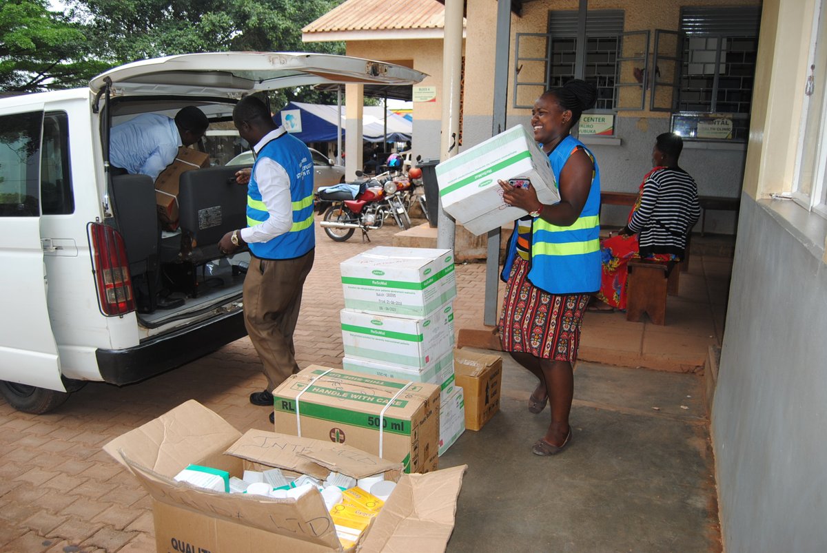 InterAidUganda's tweet photo. In conjunction with Kawala Health Center IV, @InterAidUganda is continuing to support both the urban refugees and the host community to improve their health status. @InterAidUganda donated medicines to Kawala Health Center IV to boast access of health care services. https://t.co/SEAtZOPPbe