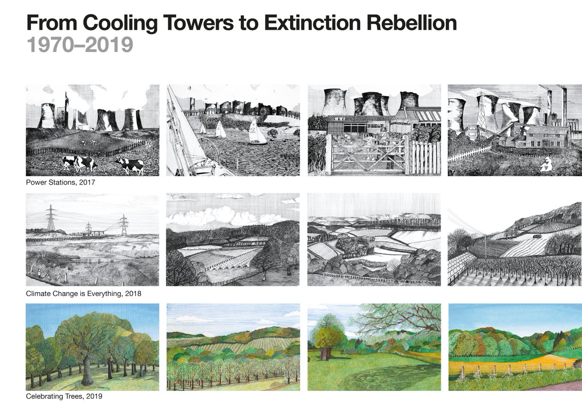 Climate Changes Everything – Celebrating Trees. Linda Karlsen's apposite exhibition referencing the growth of climate concerns over the past 50 years. A must for the new decade.