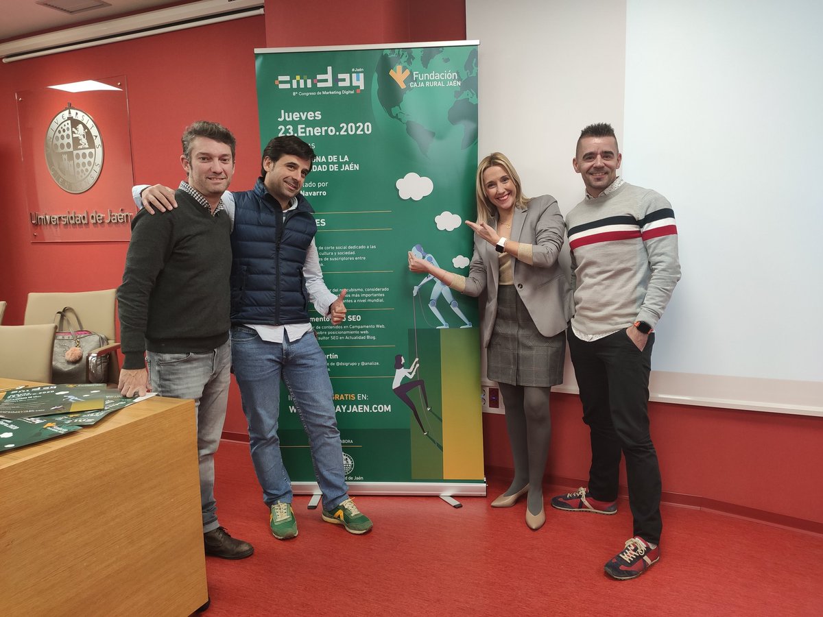 dijitalytal's tweet photo. 💥¡Ya tenemos aquí otra edición más del #CMDAYJAÉN Fundación Caja Rural!💥
Hoy se ha presentado en rueda de prensa.
🕓Os esperamos el 23 de enero a las 16 horas en el Aula Magna de la Universidad de Jaén.

#ChrisAparicioAgencia #Jaén #CommunityManager #MarketingDigital https://t.co/vdUbS5USU0