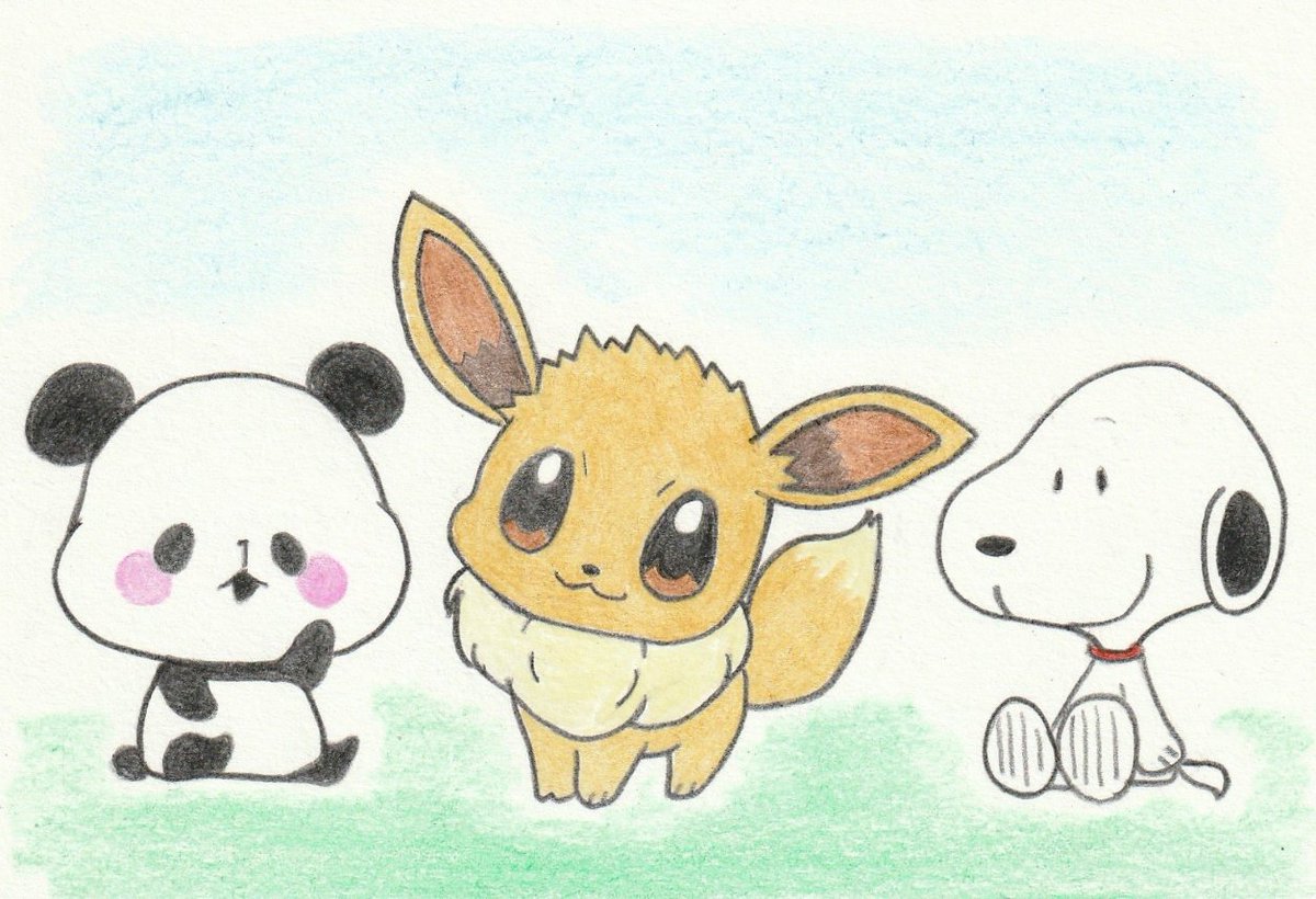 Twitter 上的 Sima イラスト スヌーピー ポケモン もちもちぱんだ Illustration Snoopy Pokemon Mochimochipanda T Co J2hx13askj Twitter