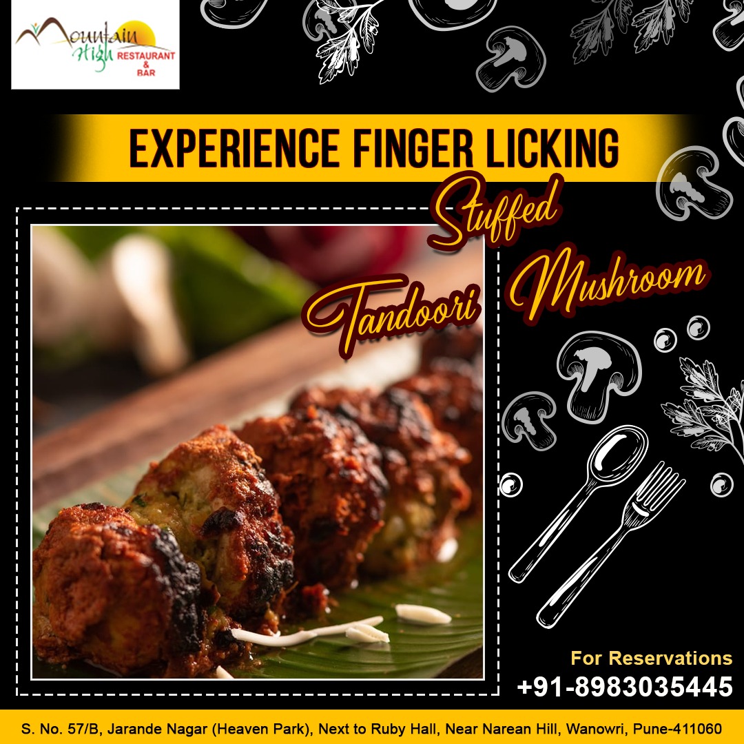 MountainHighBar's tweet photo. Tempting and tastefully irresistible Stuffed Tandoori Mushroom to treat your tastebuds😋
Visit today @mountainhighpune

For Booking: +91-8983-035-445

#restaurant #punerestaurants #hotel #ambience #foodies #friends #celebration #yummy #favfood #yumm #puneblogger #foodlovers https://t.co/WMlptcNYij