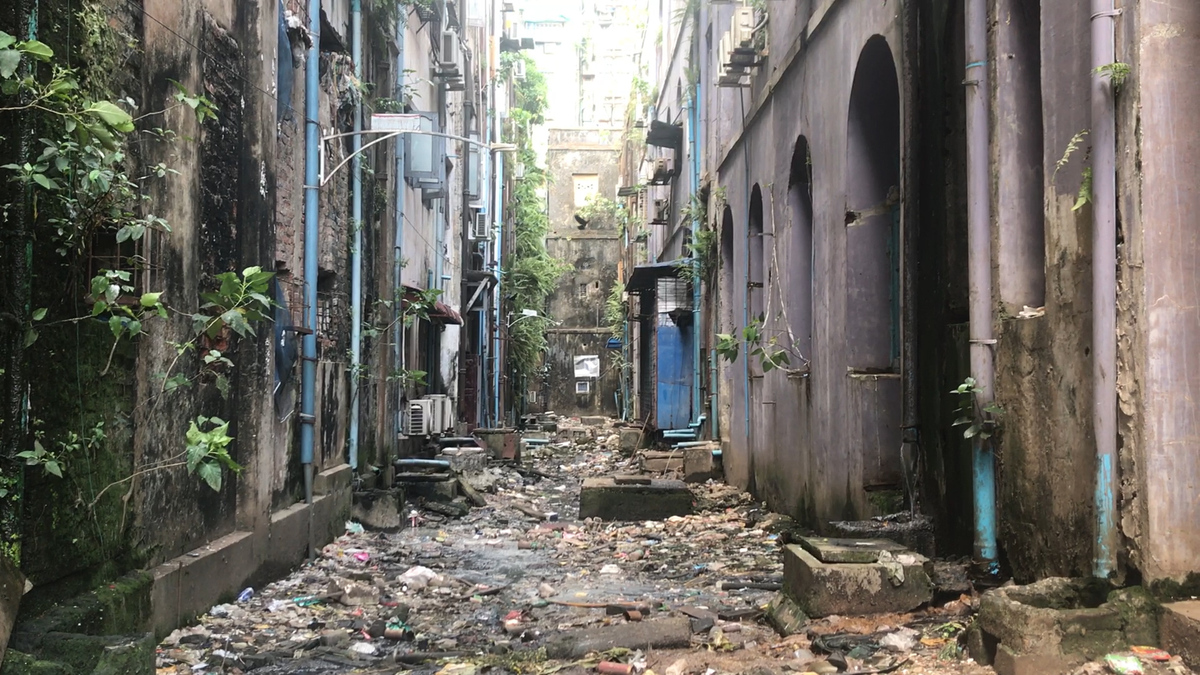 These trash alleys became worse, especially after a construction boom in the 80s and 90s tore down many elegant old buildings and replaced them with garishly-painted blocks of flats and the increased no. of residents using them as unofficial garbage dumps. (3)