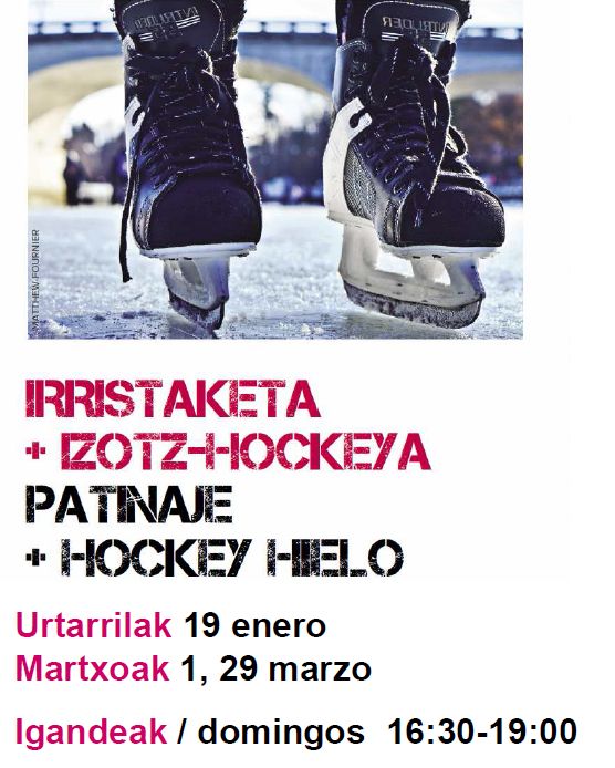 VGgaztea's tweet photo. ⚠Plazas disponibles⚠

Todavía puedes apuntarte a Patinaje ⛸+ Hokey Hielo 🏒

Edad: 12-30 años
📅 19 de enero, 1 y 29 de marzo de 16:30 a 19:00
📝 Inscríbete en Rumbo al deporte‼
📣Info: https://t.co/ZxKB06iFXf https://t.co/oMEWts14gi