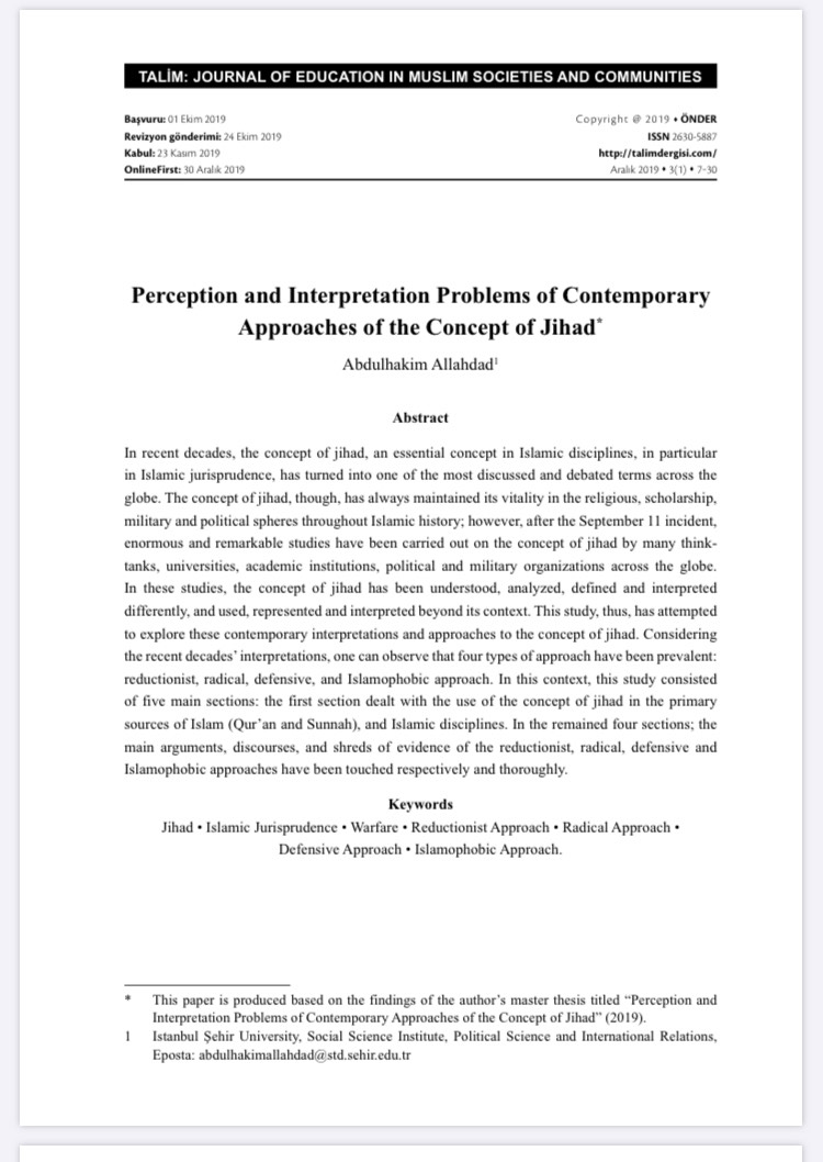 Fakültemiz mezunlarından Hümeyra Hacer Ocakzade ve Abdulhakim Allahdad'ın makaleleri Talim Dergisi'nde yayınlandı.