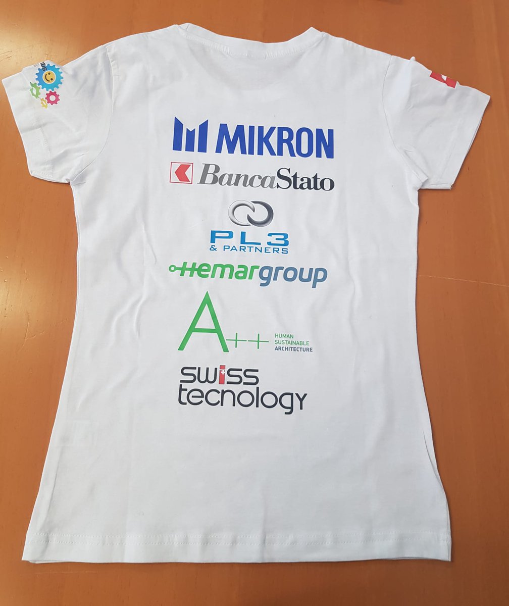 atedIctTicino's tweet photo. Le squadre #shazam, #powerminds e #smilebots della sezione #roboticminds di #ated4kids sono pronte a gareggiare alla prima eliminatoria regionale Ticino con le loro nuove magliette:
📅 11 gennaio
➡️ SAM di Trevano.
🕐 13:00 / 17:00
#cityshapers #roboticminds #ticino #ated4kids https://t.co/bEEoNun7ST