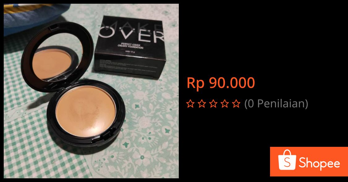 RereKSW's tweet image. Saya menjual Make Over Perfect Cover Creamy Foundation seharga Rp90.000. Dapatkan produk ini hanya di Shopee! shopee.co.id/product/379418… #ShopeeID
